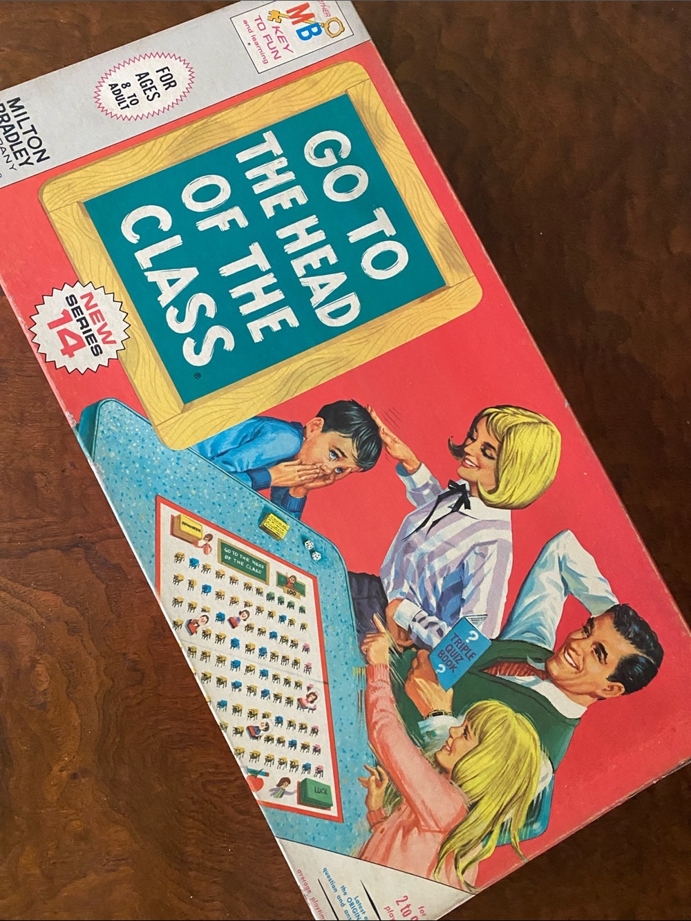 Go to the Head of the Class Vintage Board Game 1960s